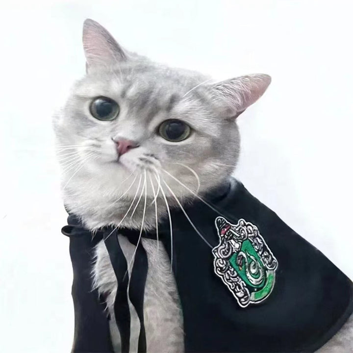 Enchant Your Pet with the Wizard Cloak and Glasses Costume
