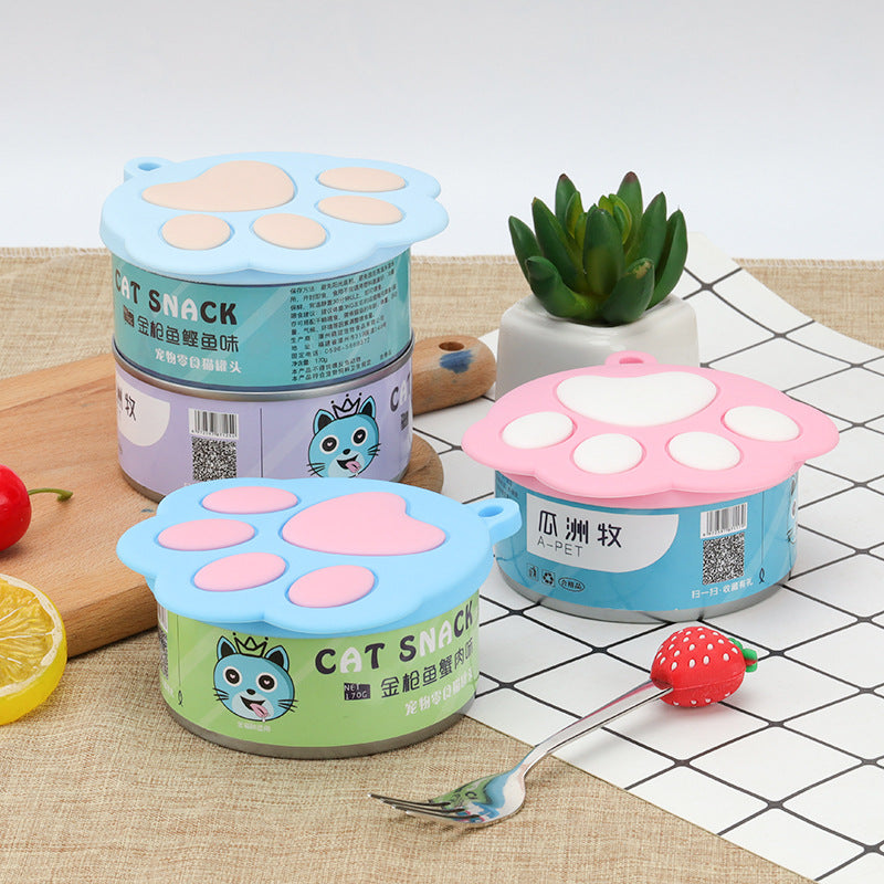 Silicone Paw Print Pet Food Can Cover: The Must-Have Accessory for Pet Owners