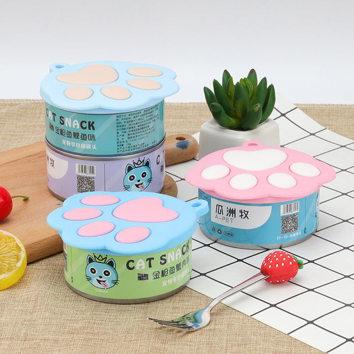 Silicone Paw Print Pet Food Can Cover: The Must-Have Accessory for Pet Owners