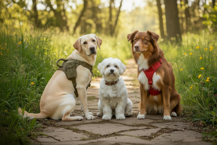 DOG COLLARS & HARNESSES