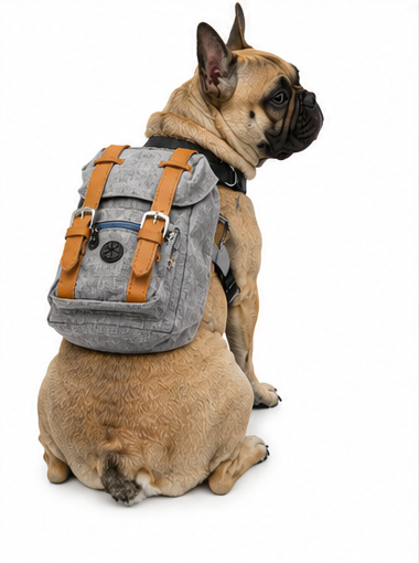 Retro Adjustable Dog Backpack by Swag Fur Wags