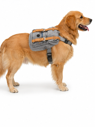 Retro Adjustable Dog Backpack by Swag Fur Wags